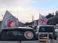 Ανθρωπιστική βοήθεια σε προάστιο της Δαμασκού μετά από 4 χρόνια