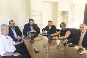 Συνάντηση Γ. Γεωργαντά με Υφυπουργό Εσωτερικών Θεόδωρο Λιβάνιο