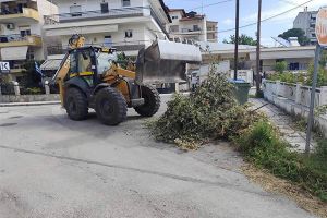 Επέμβαση καθαριότητας για την απομάκρυνση κλαδιών και ογκωδών αντικειμένων