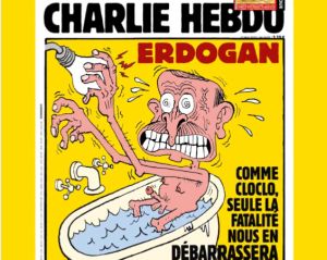 Πυρά του Charlie Hebdo στον Ερντογάν με μακάβρια καρικατούρα – «Μόνο η μοίρα μπορεί να μας απαλλάξει»