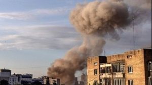 Μαζική ρωσική επίθεση με drones προκαλεί πυρκαγιά σε ενεργειακή εγκατάσταση στην Οδησσό