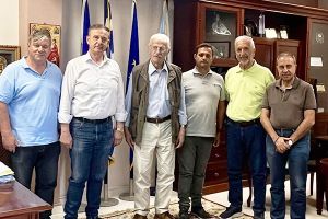 Συζήτηση Δημάρχου Παιονίας με τον Νικόλαο Παπαδάκη για το Πολεμικό Μουσείο Σκρα