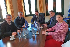 Επίσκεψη στο νοσοκομείο Γουμένισσας από τη ΝΟΔΕ Κιλκίς της Νέας Δημοκρατίας