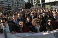 Μεγάλη συγκέντρωση διαμαρυτρίας στην Αθήνα για το ασφαλιστικό