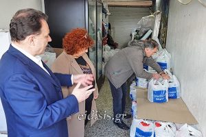 «Δώρα αγάπης» στον Σύλλογο Πολυτέκνων Κιλκίς από τον αντιπρόεδρο της Βουλής Γεώργιο Γεωργαντά