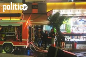 Θεσσαλονίκη: Φωτιά σε γνωστό σουβλατζίδικο στον Εύοσμο (pics&amp;vid)