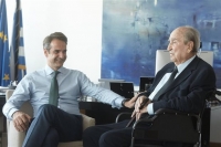 Στα νέα γραφεία της ΝΔ ο Κωνσταντίνος Μητσοτάκης