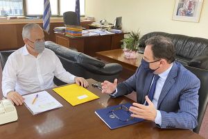 Συνάντηση Γιώργου Γεωργαντά με τον Υφυπουργό Περιβάλλοντος για τα Τοπικά Πολεοδομικά Σχέδια