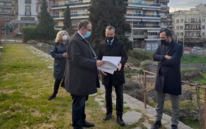 Θεσσαλονίκη: Αυτοψία Ζέρβα στην πλατεία Διοικητηρίου – Εκπόνηση μελετών για το έργο αποκατάστασης