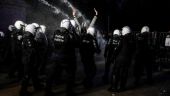 Σκηνές χάους συνεχίζονται στο κέντρο των Βρυξελλών