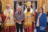 Τιμήθηκε ο πατέρας του Μητροπολίτη Κιλκίς για την προσφορά του στους Άγιους Πάντες Ξηροκρήνης