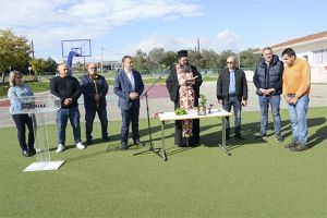 Εγκαίνια γηπέδου ποδοσφαίρου 5Χ5 στον Εύρωπο από τον Δήμαρχο Παιονίας