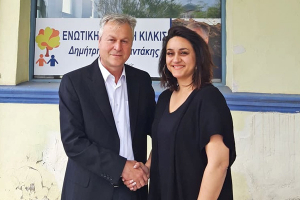 Με τον Δημήτρη Τσαντάκη η Κατερίνα Ηλιάδου