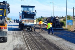 Εργασίες ασφαλτόστρωσης και αποκατάστασης του οδοστρώματος Κιλκίς – Πολυκάστρου από την Π.Ε. Κιλκίς