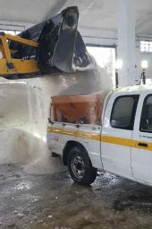 Σε εξέλιξη ο αποχιονισμός του οδικού δικτύου από την Πολιτική Προστασία του Δήμου Κιλκίς την Κυριακή 12/1