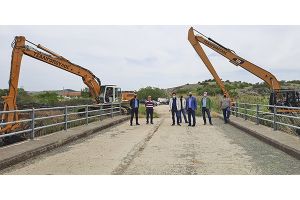 Αυτοψία του Αντιπεριφερειάρχη Ανδρέα Βεργίδη σε εργασίες αντιπλημμυρικής προστασίας