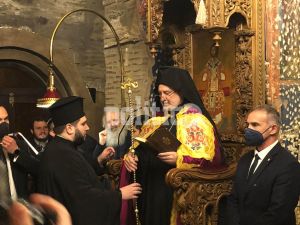 Στην Ιερά Μονή Βλατάδων ο Αρχιεπίσκοπος Αμερικής Ελπιδοφόρος (pics &amp; vids)