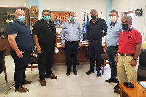 Συνάντηση αντιπροσωπείας Χέρσου με το Δήμαρχο Κιλκίς για την έγκριση ολιγομελών τμημάτων στο Γενικό Λύκειο Χέρσου